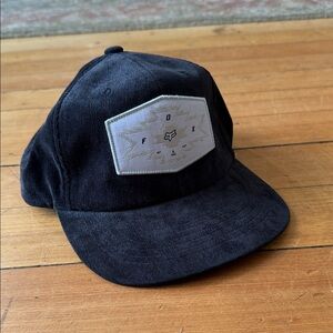 Fox Racing corduroy SnapBack hat